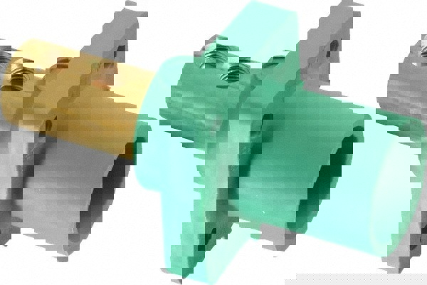 3R NEMA Rated, 600 Volt, 400 Amp, 1/0 to 4/0 AWG, Male, Double Set Screw, Panel Receptacle